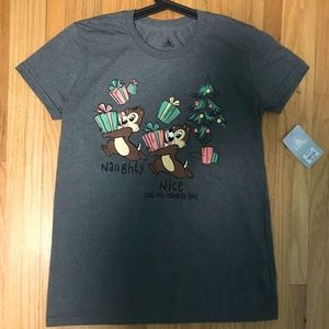 Chip and Dale Disney holiday Tee